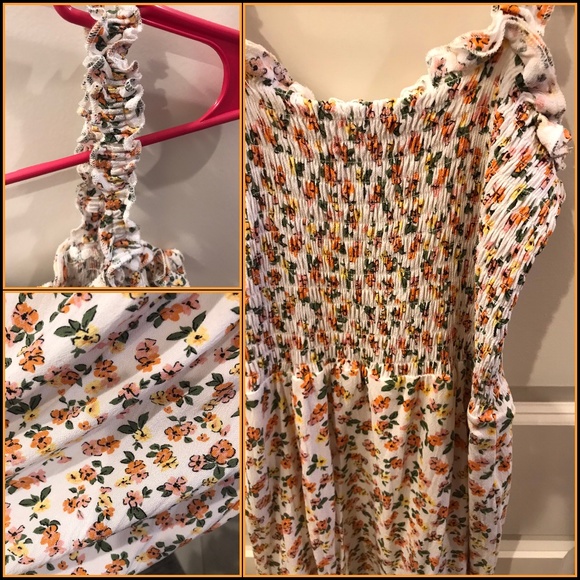 L.A. HEARTS- Ruffled Smocked Sk8r Mini Dress - Picture 8 of 9